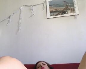 Solo Amateur Girl - Orgasm on Phone Camera