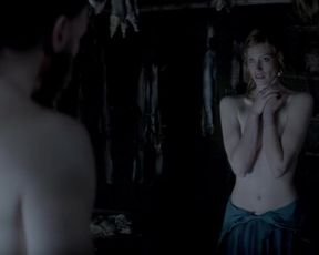 TV show scene Alyssa Sutherland Nude - Vikings (2015) s03e04 