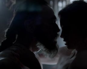 TV show scene Alyssa Sutherland Nude - Vikings (2015) s03e04 
