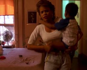 Hot actress Rosie Perez Nude - Do the Right Thing (1989) 