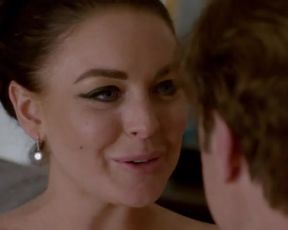 Sexy Lindsay Lohan Nude - Liz and Dick (2012) 