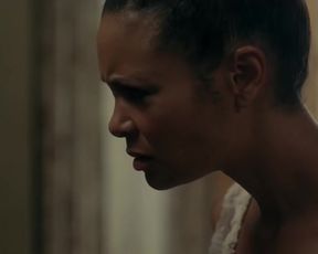 Sexy Thandie Newton Sexy - Westworld s01e04 (2016) TV show scenes