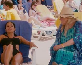 Sexy Salma Hayek, Maria Bello, etc Sexy - Grown Ups (2010) TV show scenes