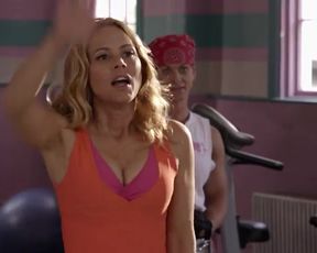 Sexy Salma Hayek, Maria Bello Sexy - Grown Ups 2 (2013) TV show scenes