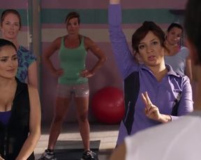 Sexy Salma Hayek, Maria Bello Sexy - Grown Ups 2 (2013) TV show scenes
