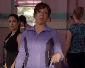 Sexy Salma Hayek, Maria Bello Sexy - Grown Ups 2 (2013) TV show scenes