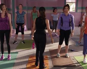 Sexy Salma Hayek, Maria Bello Sexy - Grown Ups 2 (2013) TV show scenes