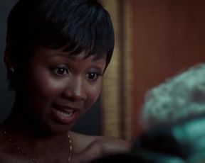 Sexy Elizabeth McLaughlin Sexy, Emayatzy Corinealdi Nude - Hand of God S01 E01 (2014) TV show scenes