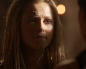 Sexy Eliza Taylor Sexy - The 100 S03E07 (2016) Lesbian-Hot Scene TV show scenes