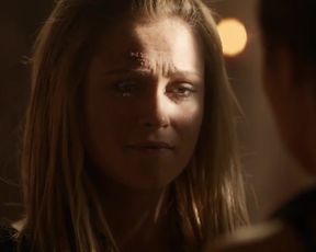 Sexy Eliza Taylor Sexy - The 100 S03E07 (2016) Lesbian-Hot Scene TV show scenes