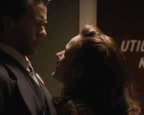 Actress Carole Weyers, Rachel Brosnahan, Alexia Fast Sexy - Manhattan s01-02 (2014) Nudity and Sex in TV Show