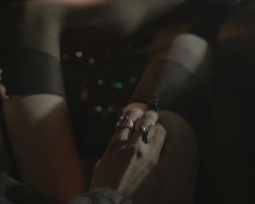 Nude Model in the Car - Alena