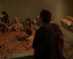 Actress Lucy Lawless, Lesley-Ann Brandt, etc - Spartacus Blood and Sand s01e06 (2010) Nudity and Sex in TV Show