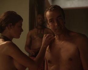 Actress Lucy Lawless, Lesley-Ann Brandt, etc - Spartacus Blood and Sand s01e06 (2010) Nudity and Sex in TV Show
