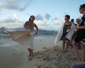 Lindsey Vonn, Caroline Wozniacki, Ronda Rousey nude- Behind The Tanlines (2016)