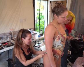 Lindsey Vonn, Caroline Wozniacki, Ronda Rousey nude- Behind The Tanlines (2016)