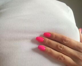 Close up Small Boobs & Nipples Play