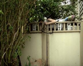 Girl on a skateboard. Home nude video
