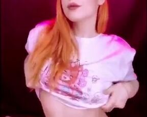 Hot Striptease by Small titted TikTok Model