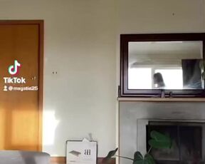 Cheerleader switches form and remains nude on her TikTok by mysteriousmagsx - TIKTOK SEXY