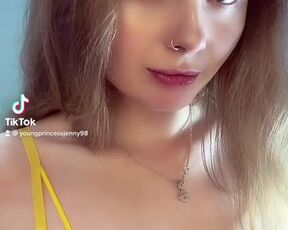 Wow, what's going on? A new adult TikTok challange. Is it just me or is she really getting laid?