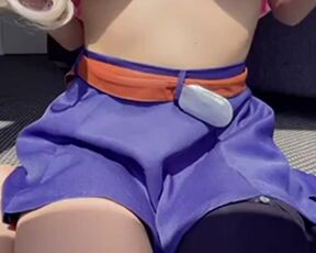 Superb costume play with fantastic nude funbags by yournekobaby - TikTok HOT