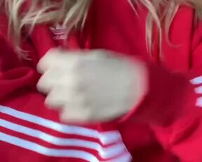 Platinum-Blonde with nice pierced breasts disrobes for her torrid archive by emilia.taylor - TikTok Nude