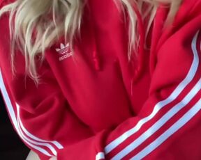 Platinum-Blonde with nice pierced breasts disrobes for her torrid archive by emilia.taylor - TikTok Nude