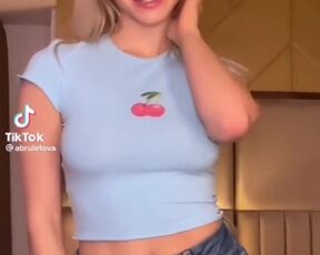 Blond no hooter-sling by onlytik - TikTok Nude