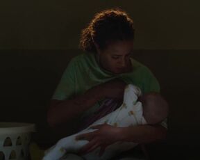 Michelle De Swarte - The Baby s01e01 (2022) Lactation horror movie scene
