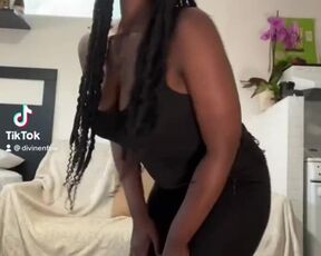 African chick with dreadlocks crams up her TikTok with hilarious nudes by enlightenedbabe - BOOBS RADAR