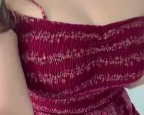 The schoolgirl determined to have some joy and demonstrating yam-sized milk cans on her channel - Flash Tits