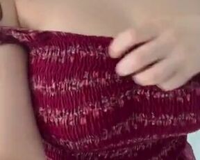 The schoolgirl determined to have some joy and demonstrating yam-sized milk cans on her channel - Flash Tits