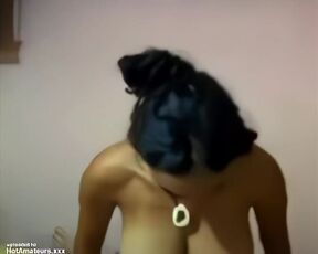 Mexican Pregnant Brunette is lactating and railing a rock rock hard man-meat in the late afternoon