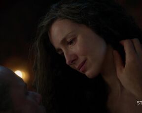 Caitriona Balfe - Outlander s06e01 (2022) Sex Scene /  TOpless Actress
