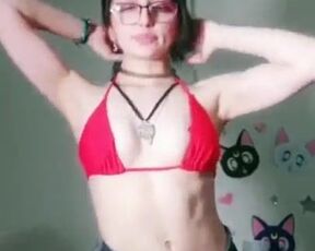 Topless TikTok Dance Girl
