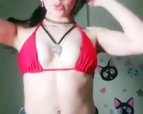Topless TikTok Dance Girl