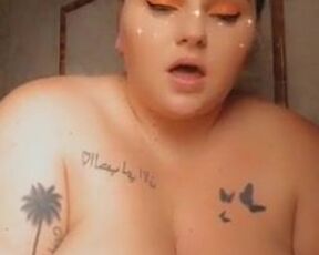 Tiktok Masturbation by BBW Super Boobs Girl