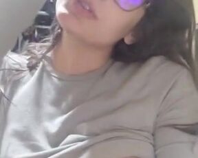 Hot Busty Babe - Selfie Vertical Nude Video