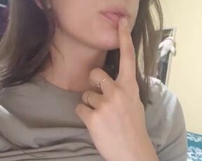 Hot Busty Babe - Selfie Vertical Nude Video
