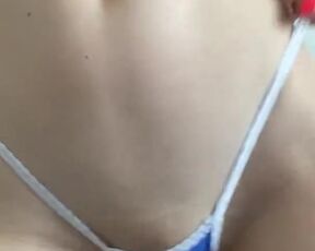 Hot TikTok Girl Strip CloseUp