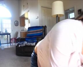 BUSTY GIRL SHOWCASE WITH HER AMPLE JUGS IN CONCENTRATE CAM