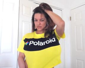 Super Busty Monica insatiable in showing her massive delicious bosoms