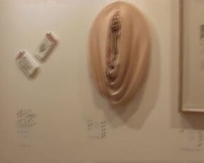 Museum and Naked Busty Young Girl