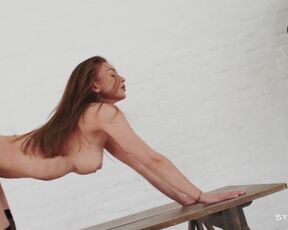 MelonyQ Wearing The Tightest Black Set Of Lingerie