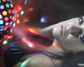 Sexy big boobed disco ball babe Alison Tyler
