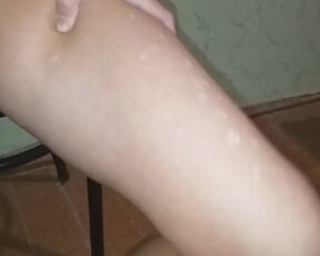 Teen girl screams when hot wax burns her nipples. Painfully. Tears.