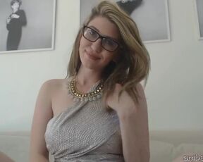 Amber Hahn sexy ass in solo dildo drilling session