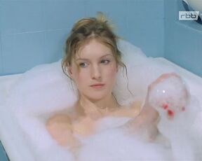 Susann Thiede nude, Angelika Waller topless. Polizeiruf 110 (1987) Classic TV Show. Bathtub Nude Scene