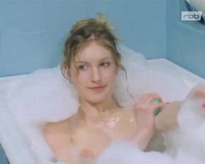 Susann Thiede nude, Angelika Waller topless. Polizeiruf 110 (1987) Classic TV Show. Bathtub Nude Scene